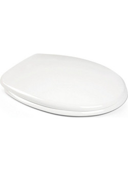 Stewe Home Καπάκι Λεκάνης Οβάλ Πλαστικό Soft Close Λευκό STE-015264-P15264