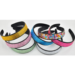 Novita 8611 Στέκα Μαλλιών Στρας Μπλε