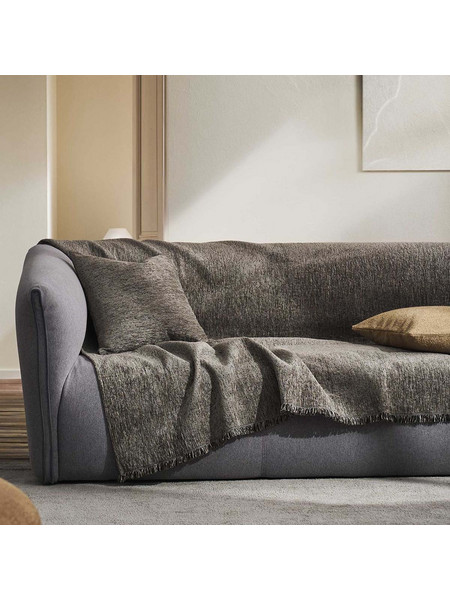 Gofis Home Ριχτάρι Τριθέσιου Καναπέ 180x310 Yrsa 141/22 Greige