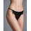Milena By Paris Γυναικείο Sexy String Μαύρο 7767