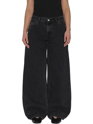 Dr.Denim Γυναικείο Τζιν Παντελόνι Loose Εφαρμογή Μαύρο 2530104-A58