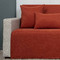 Cotone Ριχτάρι Τετραθέσιου Καναπέ 180x340 Cozy Κεραμιδί