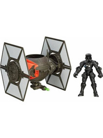 Hasbro Hero Mashers Star Wars The Force Awakens First Order Special Forces Tie Fighter Andfirst Order Tie Fighter Pilot Φιγούρα Δράσης για 4+ Ετών