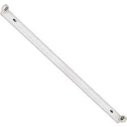 1 x 60cm Μεταλλικό Σκαφάκι για Λάμπα Φθορίου LED Τροφοδοσίας Ενός Άκρου GloboStar 40017