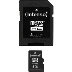 Verbatim microSDHC 8GB Class 10 + Adapter