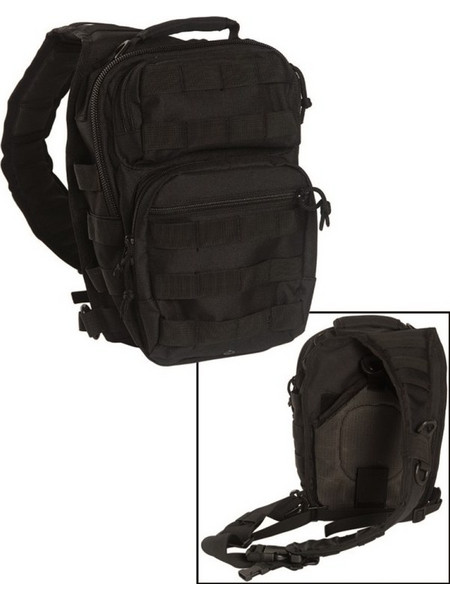 Mil-Tec One Strap Ανδρική Τσάντα Στήθους Μαύρη