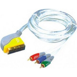 D&S AV Cable Scart male - 3x RCA male 1.5m (A8024-12)