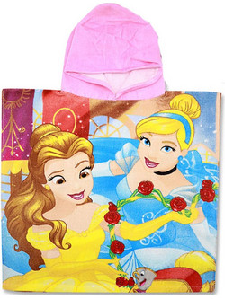 Παιδικό Πόντζο Πριγκίπισσες Disney Ροζ Χρώμα 110x55cm