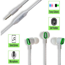 JY-357 Handsfree In-Ear 3.5mm White Green