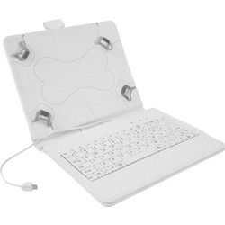 Θήκη Universal Για Tablet 8'' keyboard Λευκή