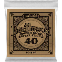Ernie Ball 1840 Earthwood Χορδή Ακουστικής Κιθάρας Phosphor Bronze 40"