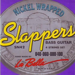 La Bella Slappers Sn42 Σετ 4 Χορδές Ηλεκτρικού Μπάσου Nickel Plated Steel 40-100"