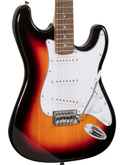 Soundsation Rider Standard S Ηλεκτρική Κιθάρα ST Style με SSS Μαγνήτες και Ταστιέρα Rosewood Sunburst