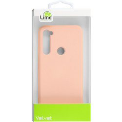 LIME VELVET TPU ΘΗΚΗ XIAOMI REDMI NOTE 8 6.3in 4 SIDE SALMON