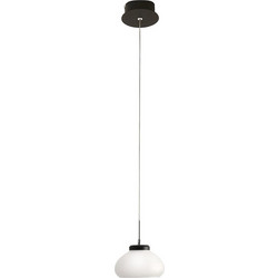 Fabas Luce Arabella Κρεμαστό Φωτιστικό Οροφής Μονόφωτο LED με Θερμό Λευκό Φως Λευκό 3547-40-102