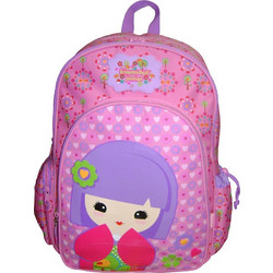 Kimmidoll Junior Σχολική Τσάντα Πλάτης Δημοτικού Ροζ 15221