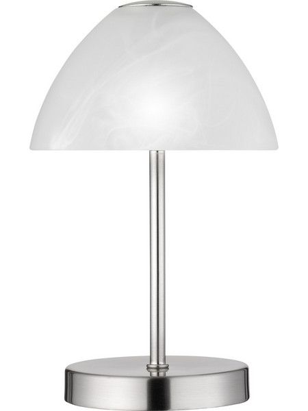 Trio Lighting R52021107 Πορτατίφ LED Λευκό Ασημί Φ15xΥ24cm