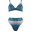 Gsecret Bikini Set Τριγωνάκι Ψηλόμεσο Brazil Πετρόλ Y2005-6302