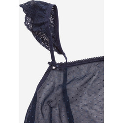 Σετ Cottonhill Bralette - Boxer Romantic Lace 1830-Μπλε