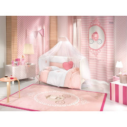 Saint Clair Παιδική Κουρτίνα με Τρουκς 160x240 Little Princess Pink