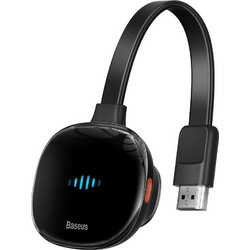 Baseus HDMI METEORITE SHIMMER TV DONGLE adapter για ασύρματο μετάδοση video, WiFi, 4K - ΜΑΥΡΟ - BSU1592BLK