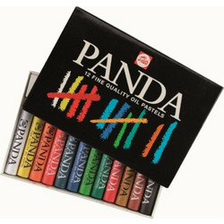 Exas Paper - Λαδοπαστέλ Panda 12χρώματα (400C12)