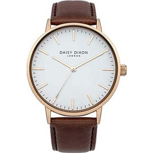 Daisy Dixon Γυναικείο Ρολόι με Καφέ Δερμάτινο Λουράκι DD017TRG Daisy Dixon Γυναικείο Ρολόι με Καφέ Δερμάτινο Λουράκι DD017TRG