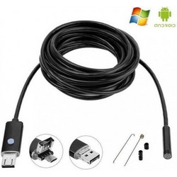 Ενδοσκοπική Αδιάβροχη Μίνι Κάμερα 7mm Usb 5m ΑΝ99