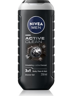 Nivea Men Active Clean Σαμπουάν για 250ml