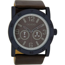 Oozoo Timepieces Brown Leather Strap C6428