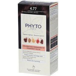 Phyto PhytoColor 4.77 Καστανό Έντονο Μαρόν Φυτική Μόνιμη Βαφή Μαλλιών Χωρίς Αμμωνία 50ml