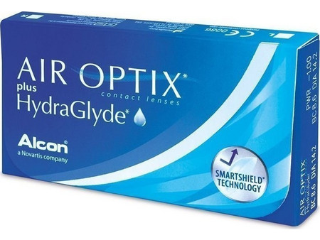Alcon & Ciba Vision Air Optix Plus Hydraglyde 3Pack Μηνιαίοι