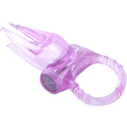 Purple Color Basic Vibrating Cock Ring