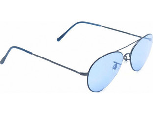 Babylon 216 27 Ανδρικά Γυαλιά Ηλίου Aviator Μεταλλικά Ασημί με Μπλε Polarized Φακό