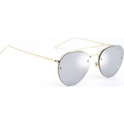 Enzo S1934 C115 Ανδρικά Γυαλιά Ηλίου Aviator Μεταλλικά Χρυσά με Γκρι Καθρέπτη Φακό