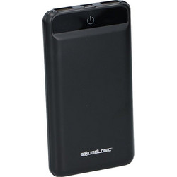 SoundLogic 80003 USB-C Power Bank 10000mAh με 2 Θύρες USB-A Black