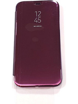 Θήκη OEM Clear View για Apple iphone 11 Flip Cover Purple