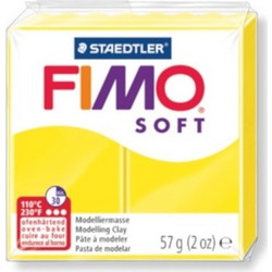 STAEDTLER ΠΗΛΟΣ FIMO SOFT 57g YELLOW LEMON 8020-10