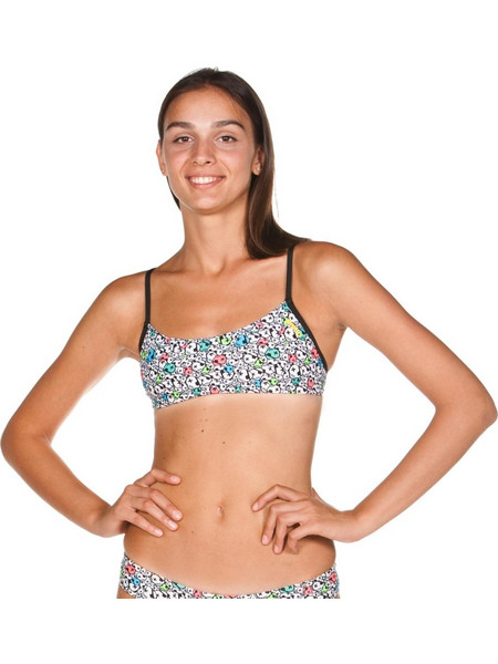 Arena Bandeau Play Αθλητικό Γυναικείο Μαγιό Bikini Top Άσπρο 001110-115