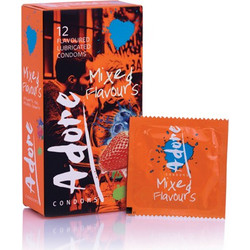 Pasante Adore Flavours Προφυλακτικά με Γεύσεις & Λιπαντικό 12τμχ