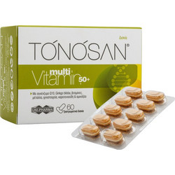 Uni-Pharma Tonosan Multivitamin 50+ 60 Ταμπλέτες