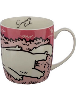 Πορσελάνινη Κούπα Simon's Cat Ροζ - Simon's Cat Pink Mug