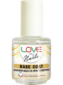 Yanni Extensions Love My Nails Base Coat Gloss Βερνίκι Νυχιών 16ml