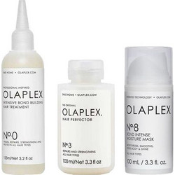Olaplex Σετ Θεραπείας Μαλλιών για Επανόρθωση κατά της Ξηροδερμίας Φριζάρισμα No0 155ml + No3 100ml + No8 100ml