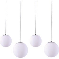 Home Lighting Alessia Κρεμαστό Φωτιστικό Οροφής Ράγα Πολύφωτο E14 Λευκό 77-3714