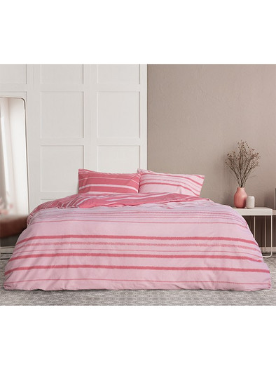 Kocoon Σετ Σεντόνια Μονά Βαμβακερά 160x270Kilim Pink