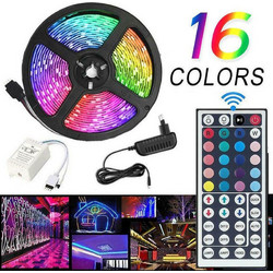 Αδιάβροχη Ταινία LED με Τηλεχειριστήριο SMD5050 12V RGB 5m
