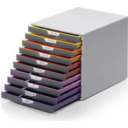 Συρταροθήκη Durable Varicolor 10 7610-27