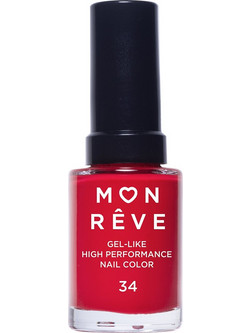 Mon Reve Gel Like 34 Gloss Βερνίκι Νυχιών Μακράς Διαρκείας 13ml