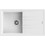 Teka Stone 50 B-TG 1B 1C Ένθετος Νεροχύτης Γρανίτη Αντιστρεφόμενος Artic White 86x50cm